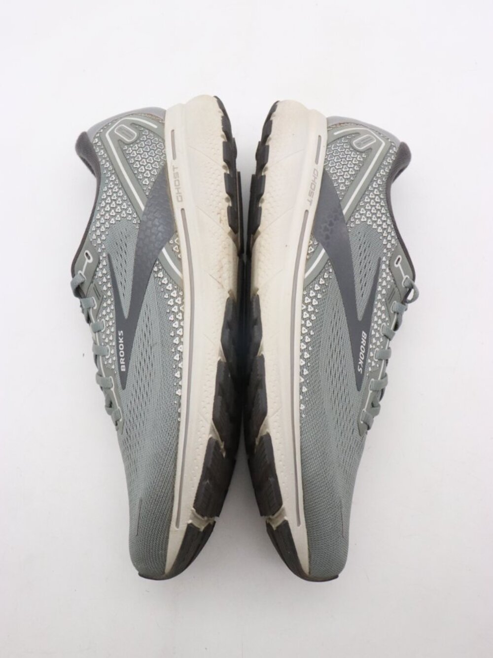 Brooks Ghost 14 Shoes Men's 13 D Gray Athletic Lace Up Sneakers 1103691D067 - Picture 8 of 10